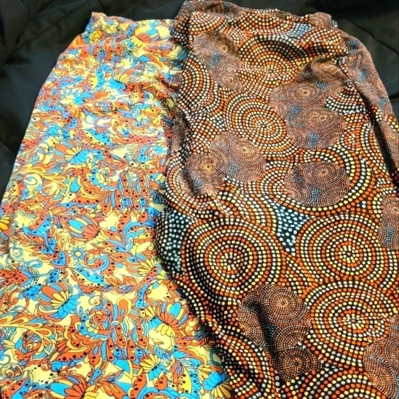 Lot of 2 vintage TC Lularoe leggings - Picture 1 of 7